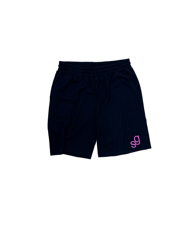 Black Tech-Jersey Shorts